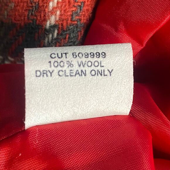 Vintage Royal Stewart‎ Plaid Wool Blazer Womens M Zip Up Classic Preppy Academia - Picture 9 of 13